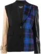 Image 1 of Boutique Moschino colour-block check blazer