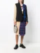 Image 2 of Boutique Moschino colour-block check blazer