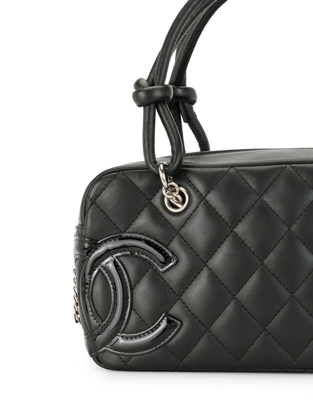 фото Chanel pre-owned стеганая сумка-тоут cambon 2006-го года с логотипом cc