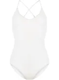 Duskii Margot ribbed swimsuit - White