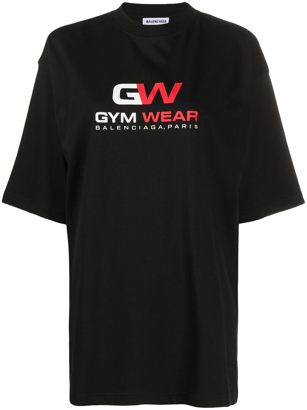 balenciaga gym wear t shirt