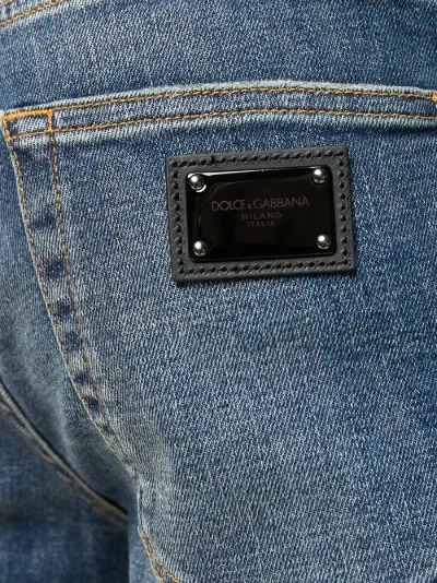 logo plaque jeans | Dolce \u0026 Gabbana 