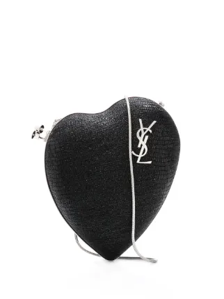 ysl heart clutch