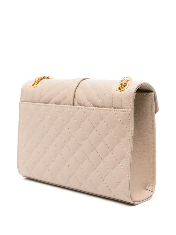 【SAINT LAURENT】ENVELOPE SHOULDER BAG Saint Laurent Envelope Shoulder Bag | Neutrals | FARFETCH