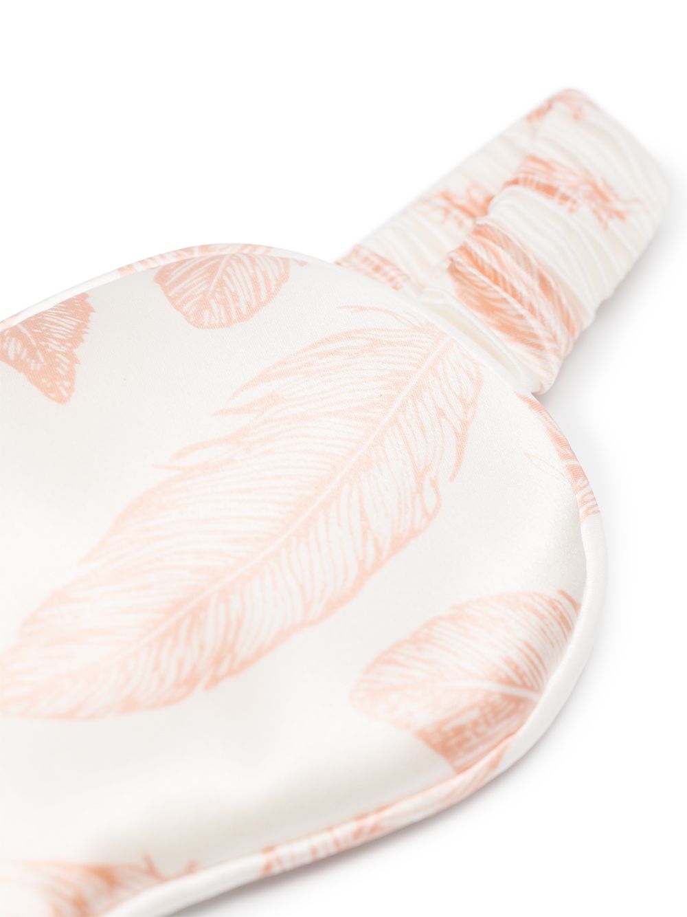 фото Slip feather print sleeping eye mask