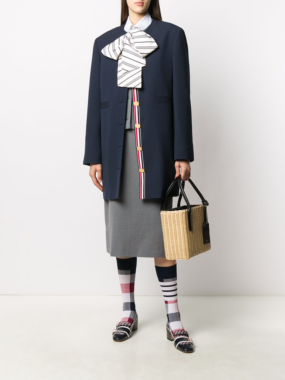 Thom Browne Oversized blazer - Blauw