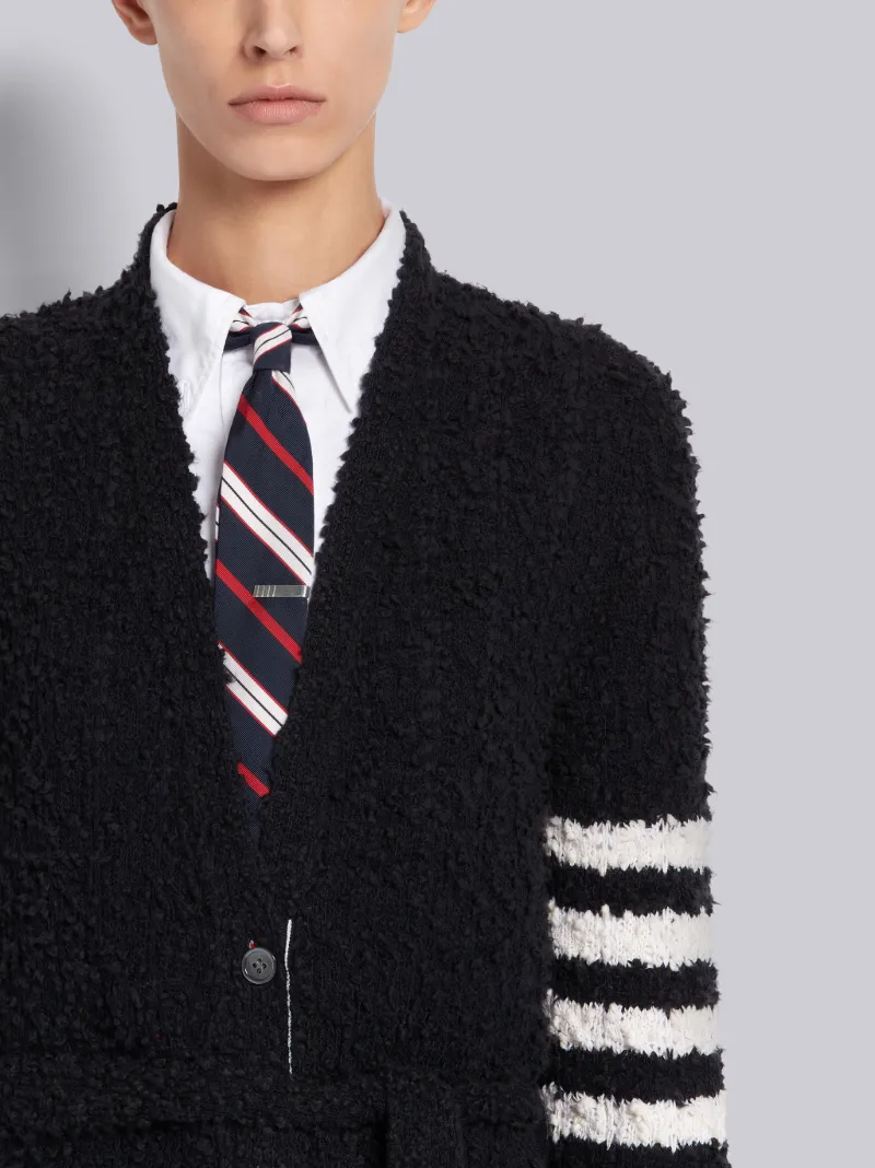 Navy Boucle Merino Cotton Boucle Cable 