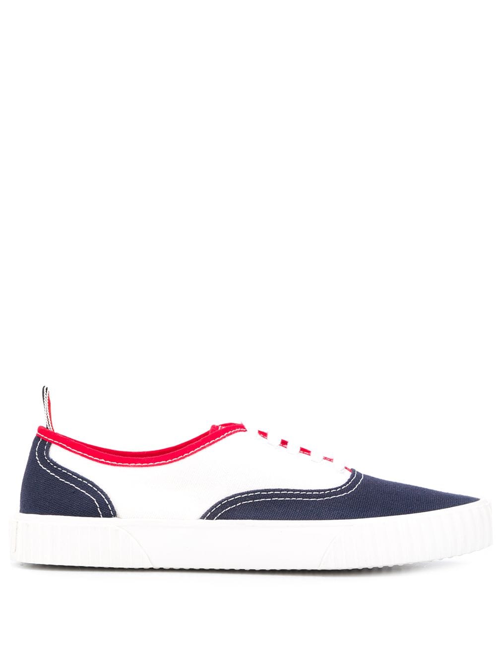 Thom Browne Heritage cotton canvas sneakers Blue