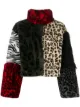 Image 1 of Boutique Moschino animal print cropped jacket