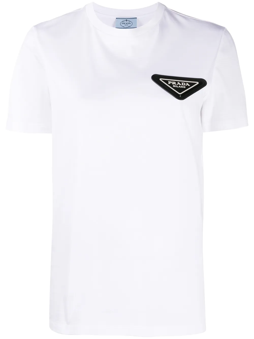 Prada Logo Patch short-sleeve T-shirt ptXGP UMGYn Prada Logo Patch short-sleeve T-shirt ptXGP UMGYn