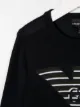 Emporio Armani Kids eagle logo knit jumper
