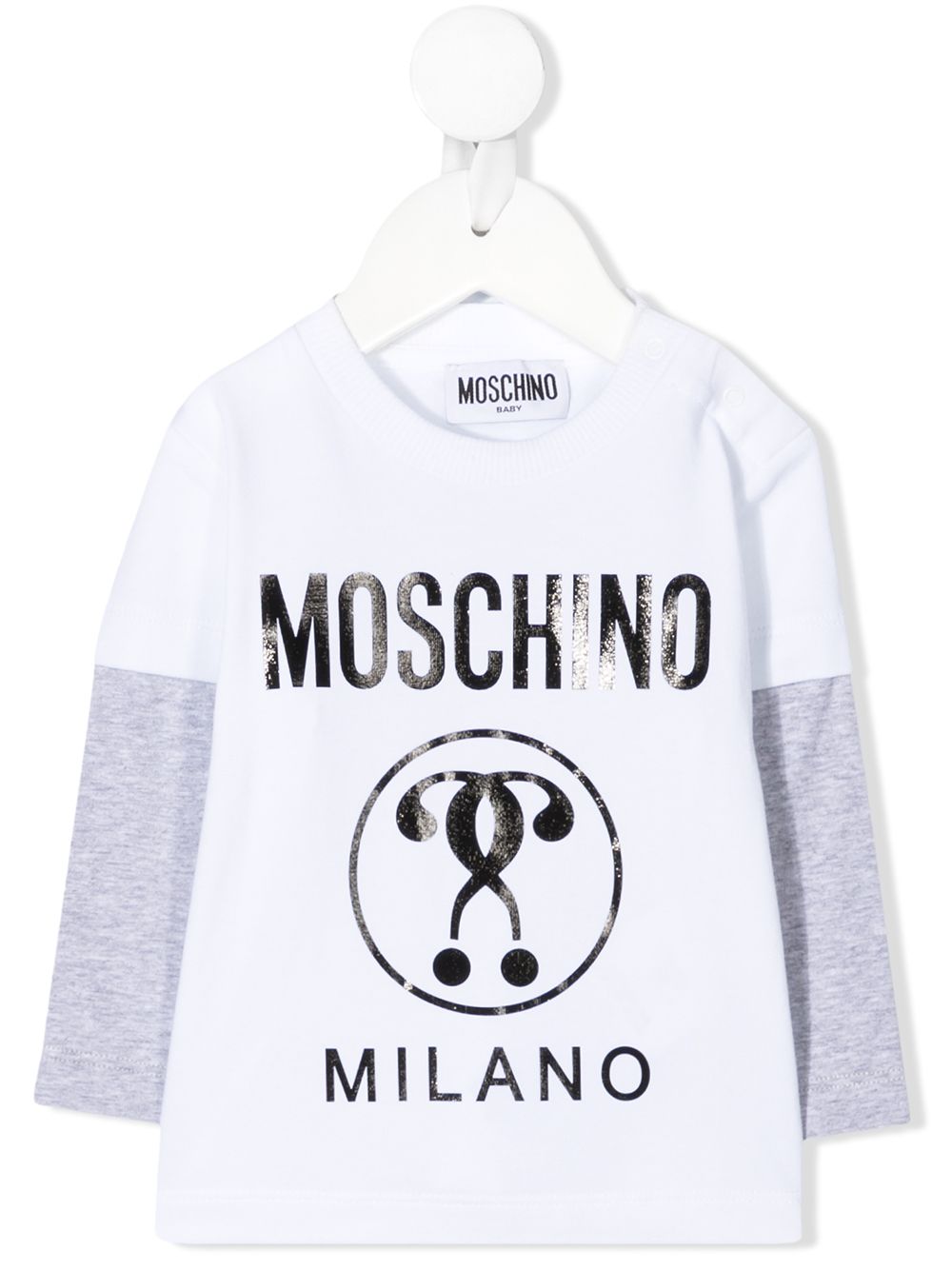 фото Moschino kids футболка с логотипом