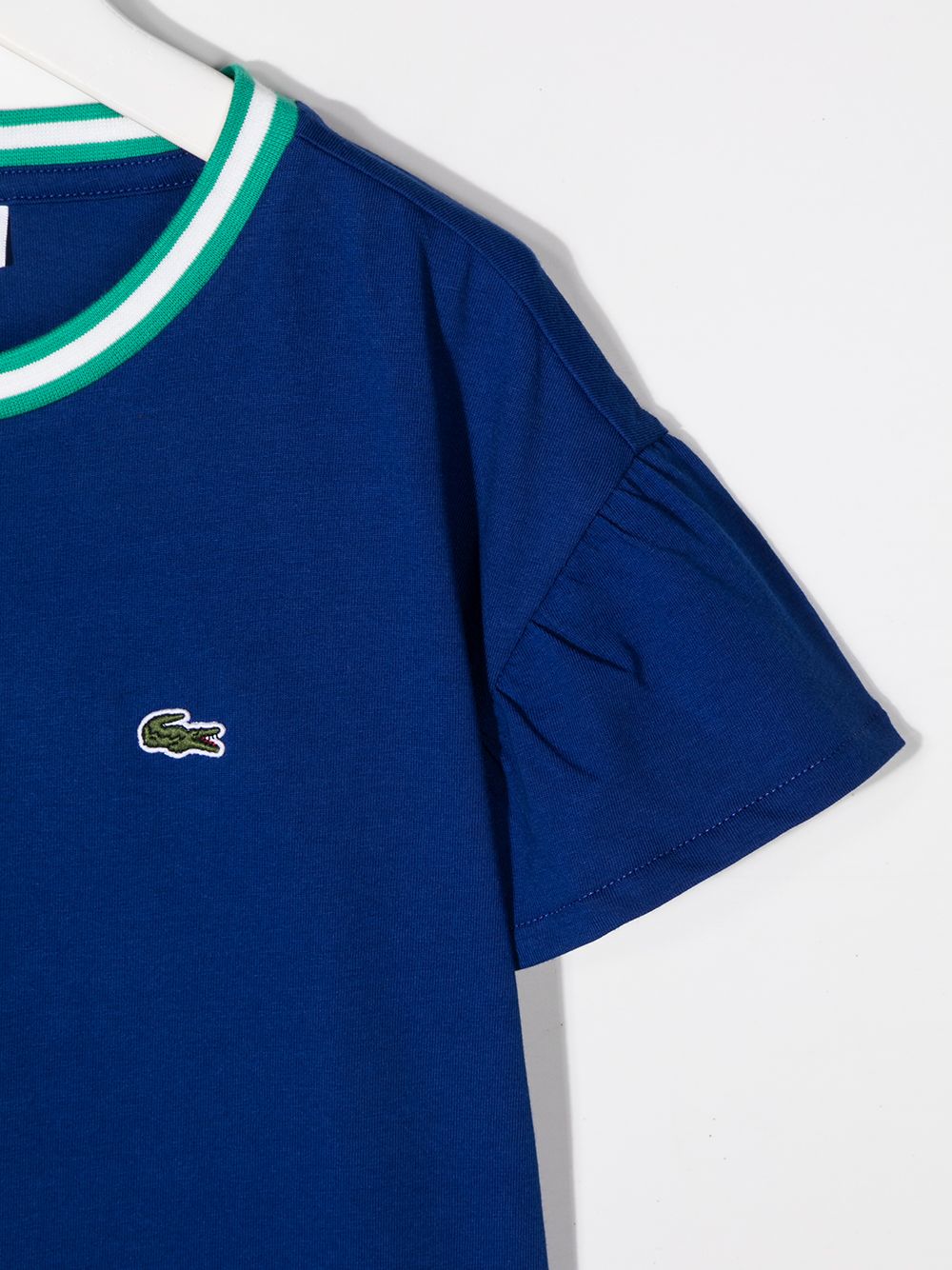 фото Lacoste kids футболка с вышитым логотипом