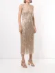 Dolce & Gabbana bead-appliqué sheath dress