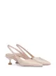 Image 2 of Miu Miu embossed slingback pumps