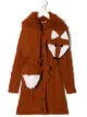 Image 1 of Dolce & Gabbana Kids crochet fox detail cashmere cardigan