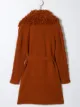Image 2 of Dolce & Gabbana Kids crochet fox detail cashmere cardigan