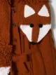 Dolce & Gabbana Kids crochet fox detail cashmere cardigan