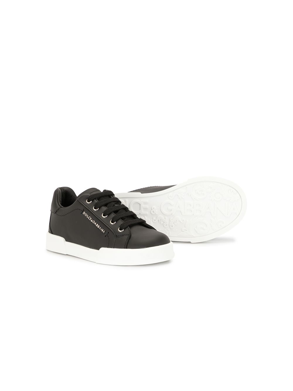 фото Dolce & gabbana kids lace-up sneakers