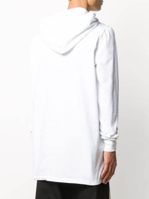 Shop white Rick Owens DRKSHDW oversized hoodie with Express Delivery ...