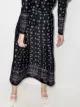 Erdem geometric print pleated skirt