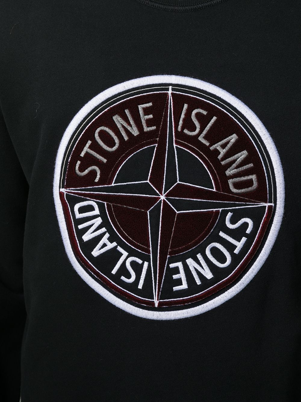 фото Stone island свитер с длинными рукавами и вышитым логотипом