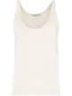 Image 1 of Three Graces Tina scoop-neck linen top