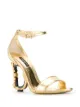 Image 2 of Dolce & Gabbana 105 mm Keira baroque logo sandals