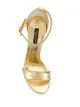 Dolce & Gabbana 105 mm Keira baroque logo sandals