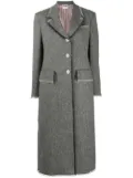 Thom Browne RWB-stripe coat - Grey