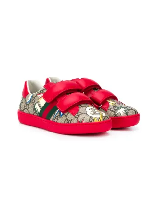 kids red sneakers