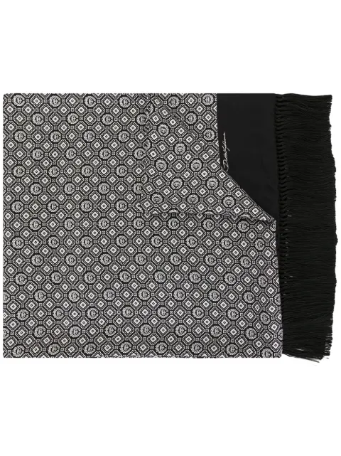Dolce & Gabbana jacquard silk scarf