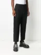 Uma Wang tapered contrast-stitch trousers