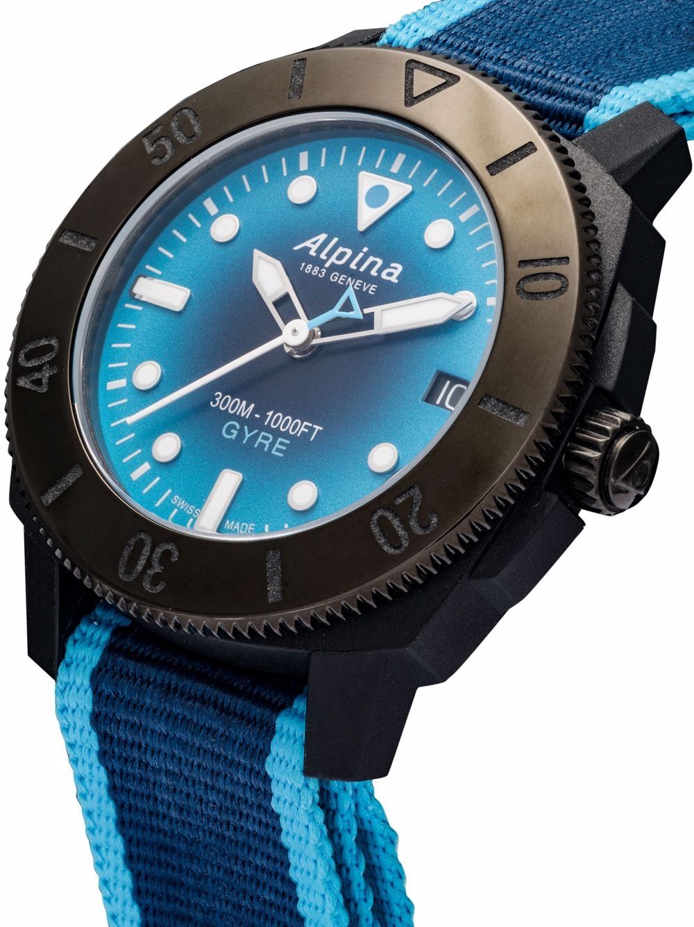 фото Alpina наручные часы seastrong diver gyre 36 мм