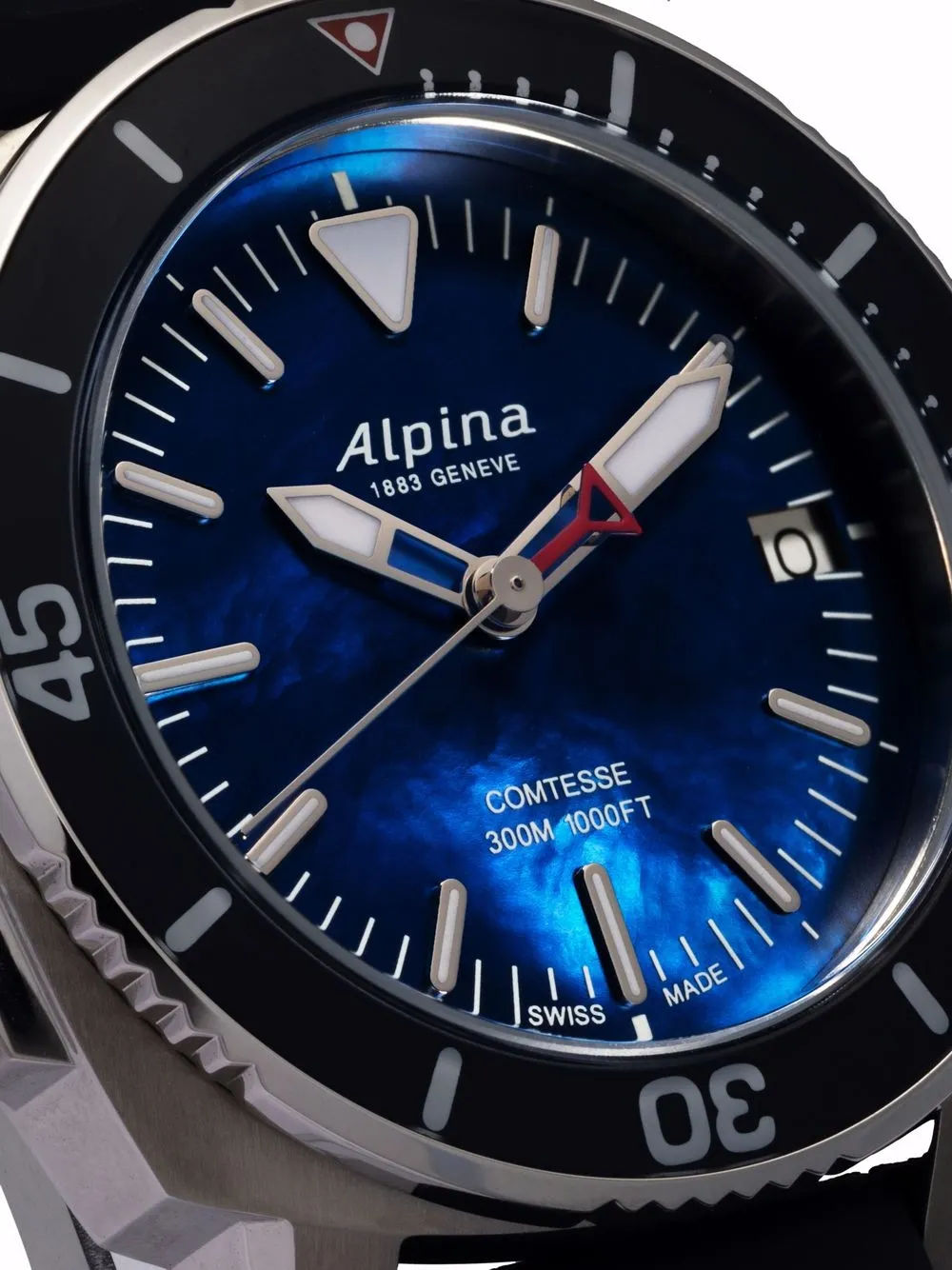 фото Alpina наручные часы seastrong diver comtesse 34 мм