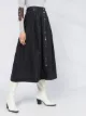 GANNI studded A-line midi skirt