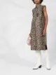 Image 2 of GANNI leopard-print sleeveless shirt dress