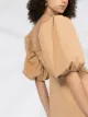 GANNI Vestito midi con maniche a palloncino