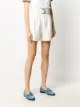 GANNI pinstripe paperbag shorts