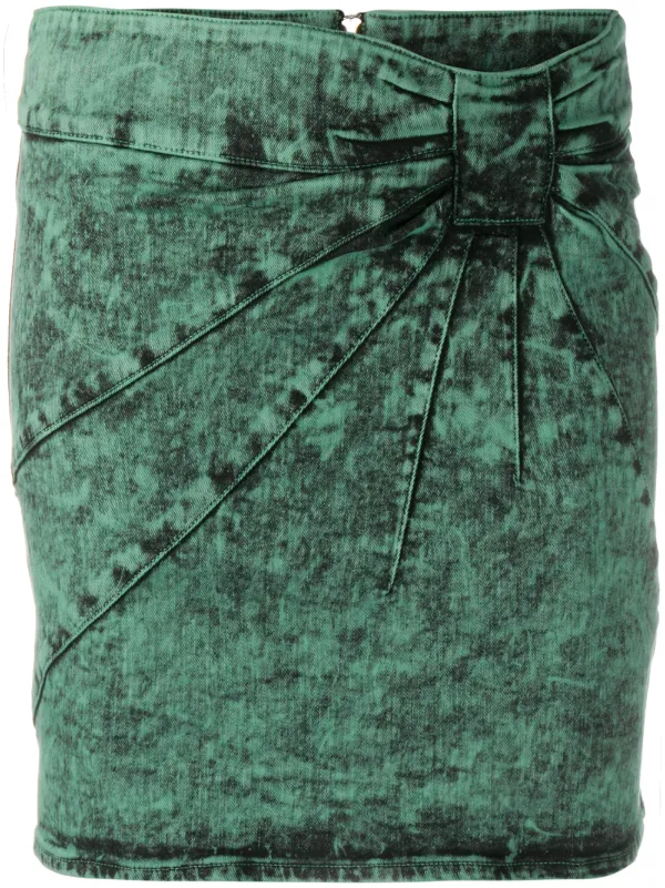 red valentino denim skirt