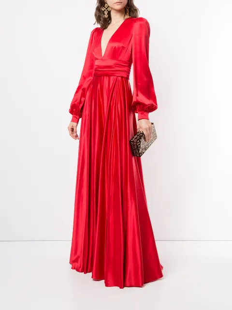Dolce & Gabbana silk evening gown F6K2PTFU1NG - 1