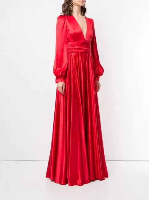 Dolce & Gabbana silk evening gown F6K2PTFU1NG - 2