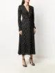 ROTATE polka-dot print dress