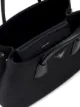Prada logo-patch tote bag