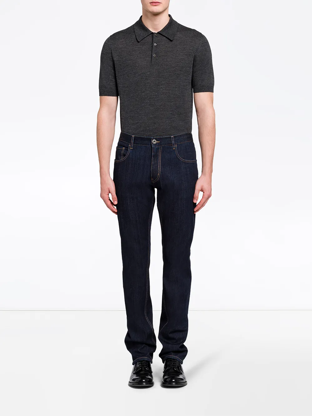 Prada Jeans met toelopende pijpen - Blauw