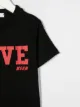 Msgm Kids sequined-heart T-shirt