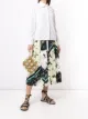 Image 2 of Erdem floral-print contrast skirt