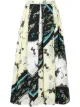 Image 1 of Erdem floral-print contrast skirt