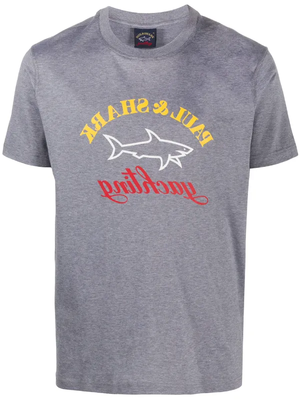 paul and shark crew neck t shirt