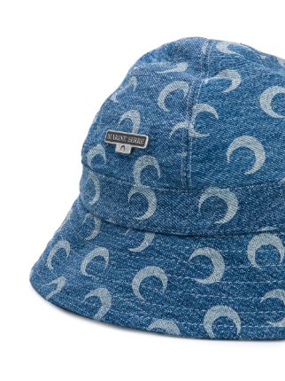 Regenerated denim bucket hat展示图